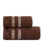 LUXURY Ręcznik, 70x140cm, kolor 575 brązowy LUXURY